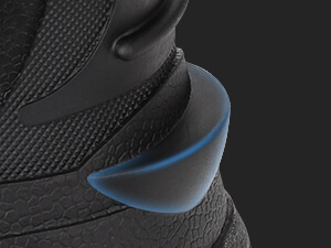 Kick-tab easy on and off