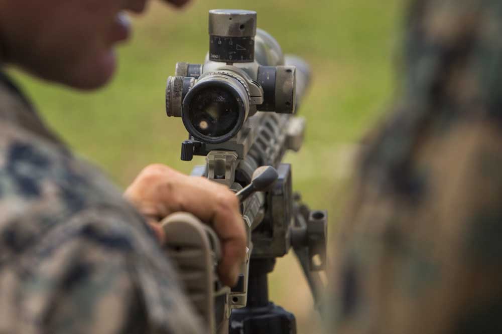 a rifle scope