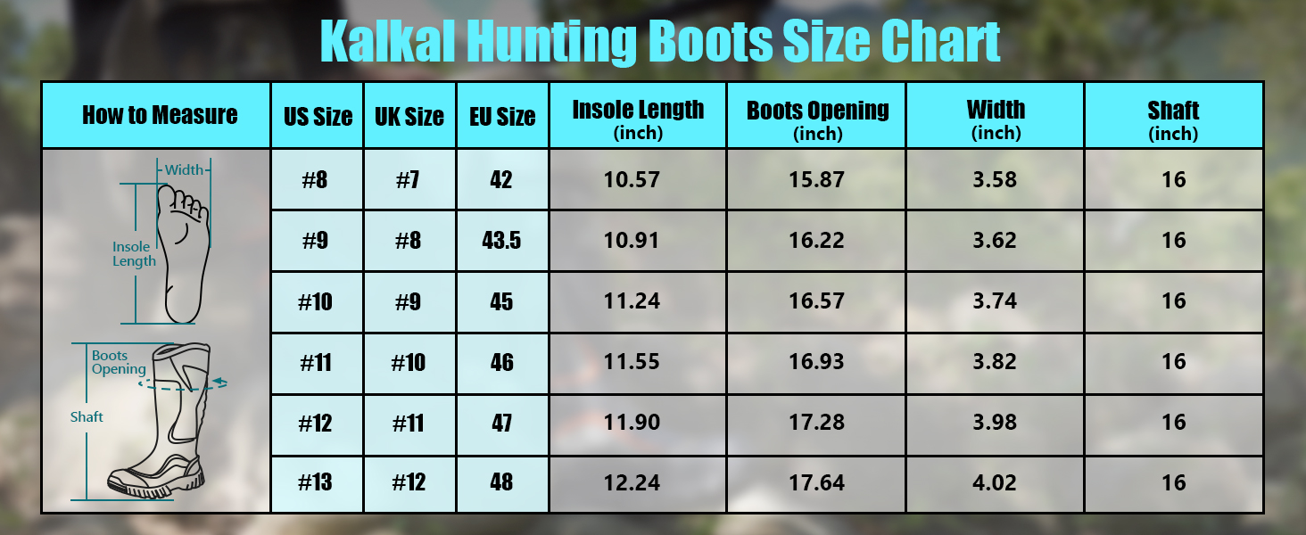 kalkal waterproof warmest hunting boots for men