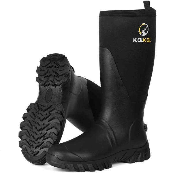 Kalkal Tall Farm and Ranch Boots, Slip Resistant Work Boots for Farming ...