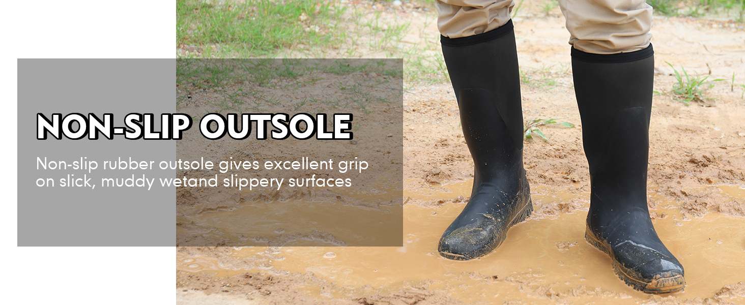 anti slip farm work boots -kalk023