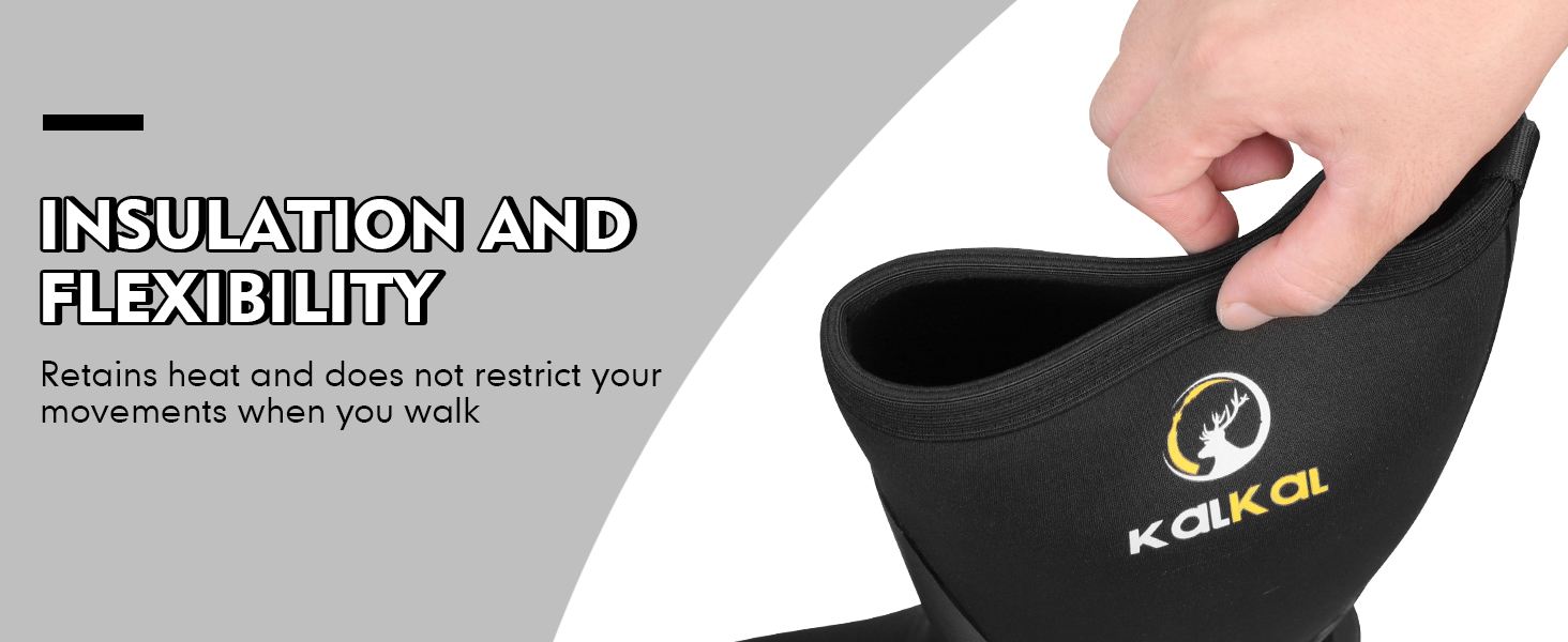 insulated rubber work boots -kalk023