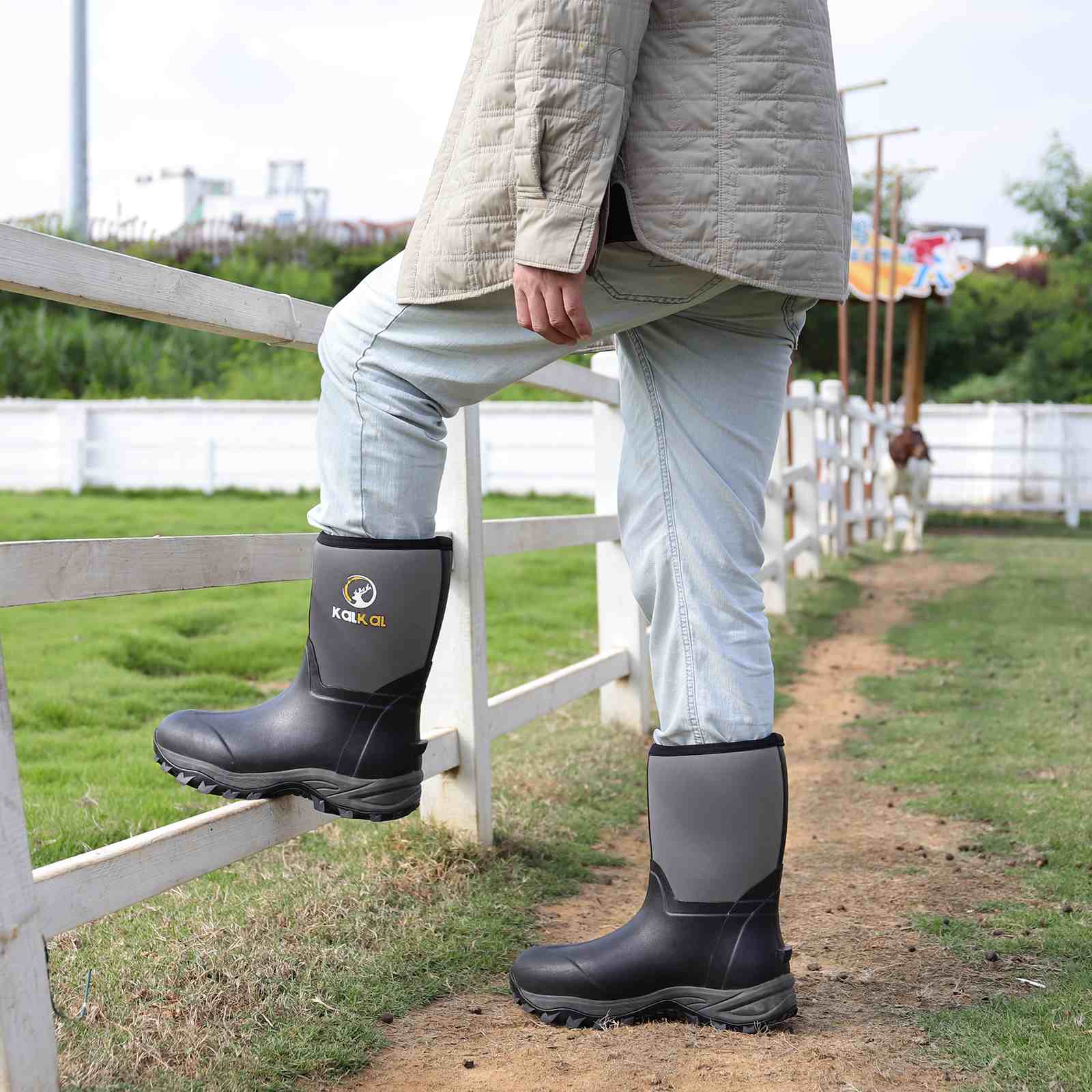 kalkal farm boots muddy boots for men