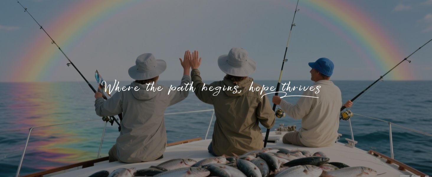 a few anglers go fishing with wearing waterproof fishing boots