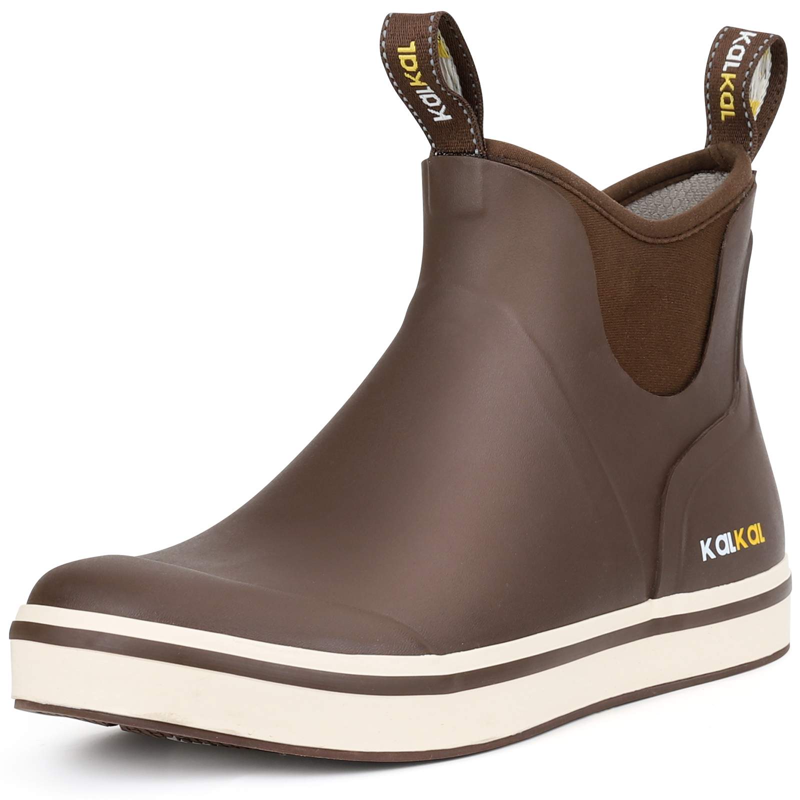 Kalkal Deck Boots for Men, Waterproof Men's Rain