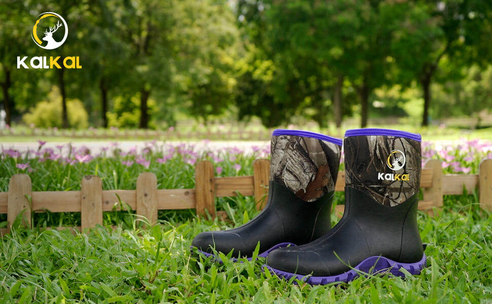 Ladies rubber garden boots clearance