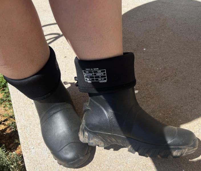 Kalkal 12 Mid Calf Waterproof Farm Boots Work Hunt Fish