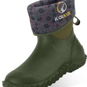 Women s Lightweight Waterproof Rubber Muds Boot for Gardening