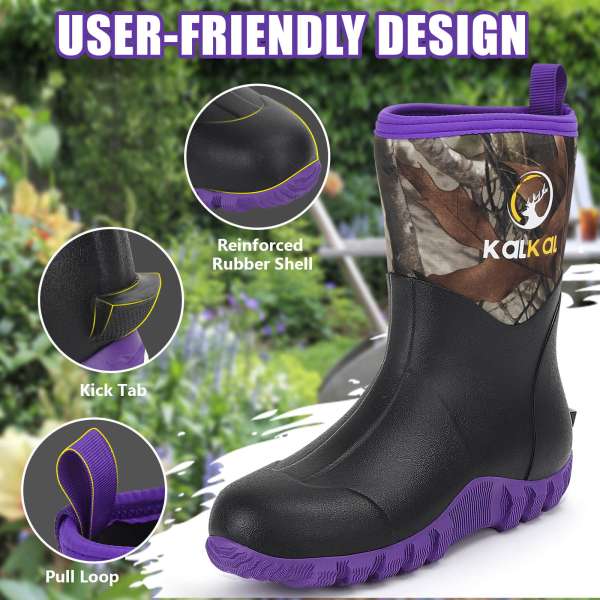 pull on rain boot design