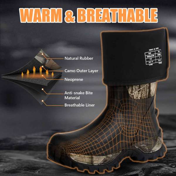 warm winter hunting boots