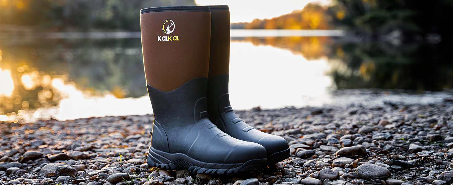 Knee High Rubber Boots - Kalk012