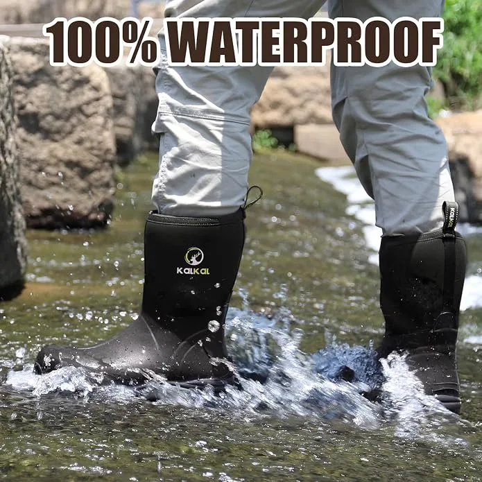 waterproof rubber boots mens Kalkal rubber boots with 100% waterproof rubber outer