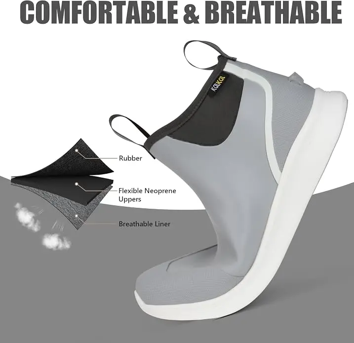 Breathable deck boot materials provide comfort for long days outdoors