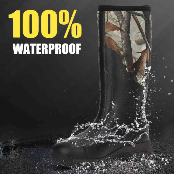 100% waterproof hunting boots