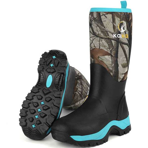 blue womens camo hunting boots - kalkal