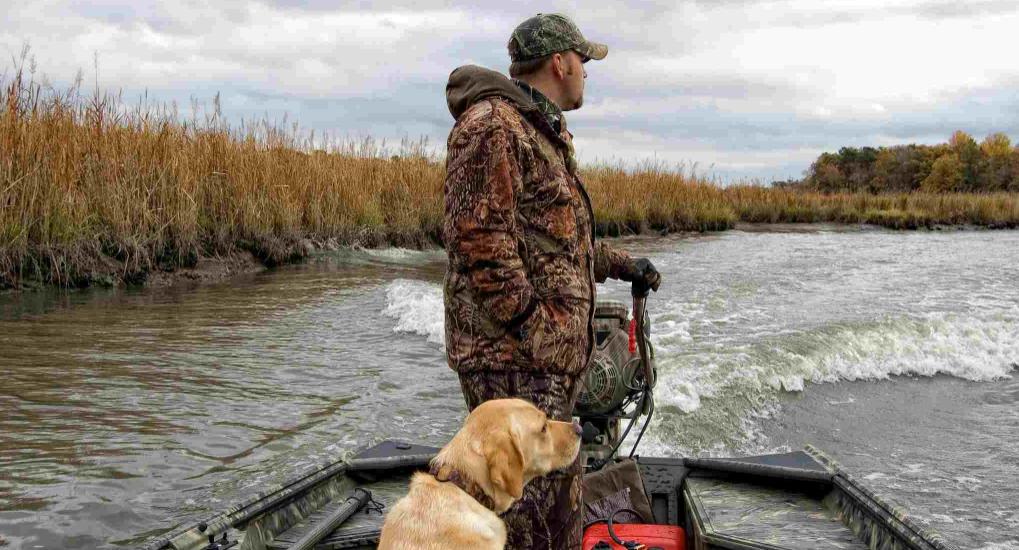 duck hunting in waders