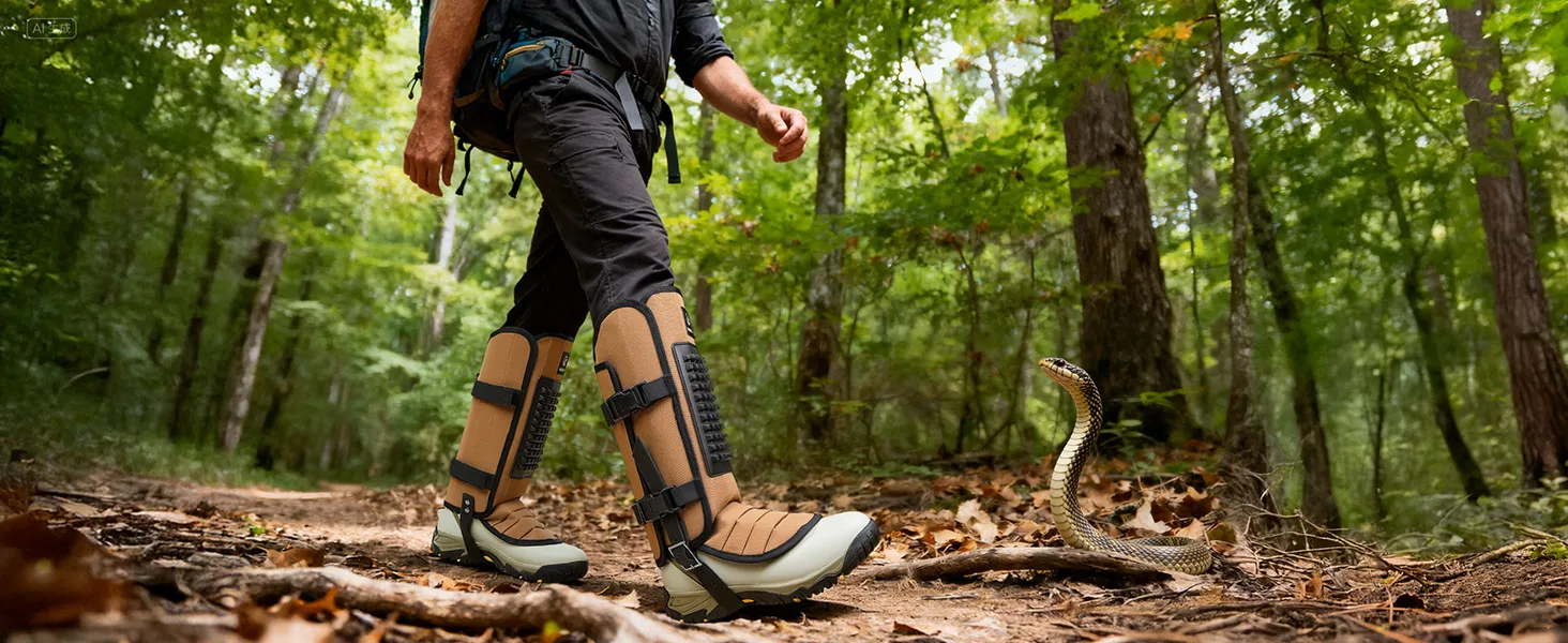 anti-puncture leg gaiters, no more fear to snake in the outdoors