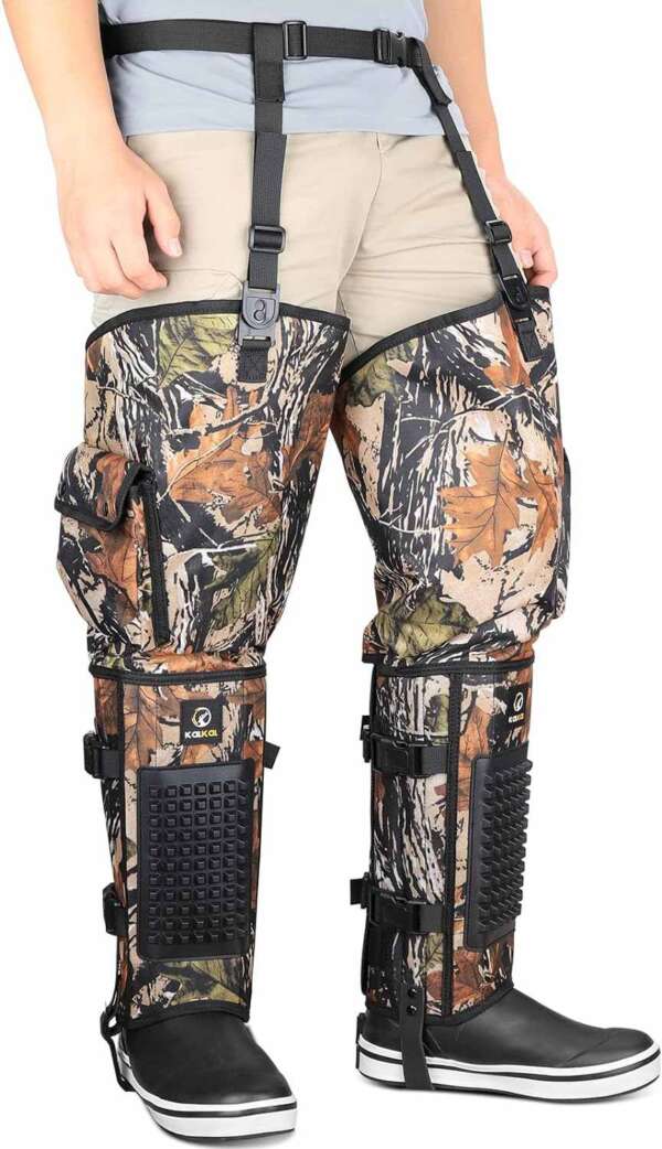 camo snake gaiters