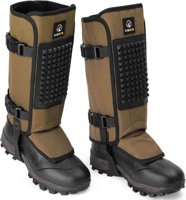 snake gaiters - Khaki