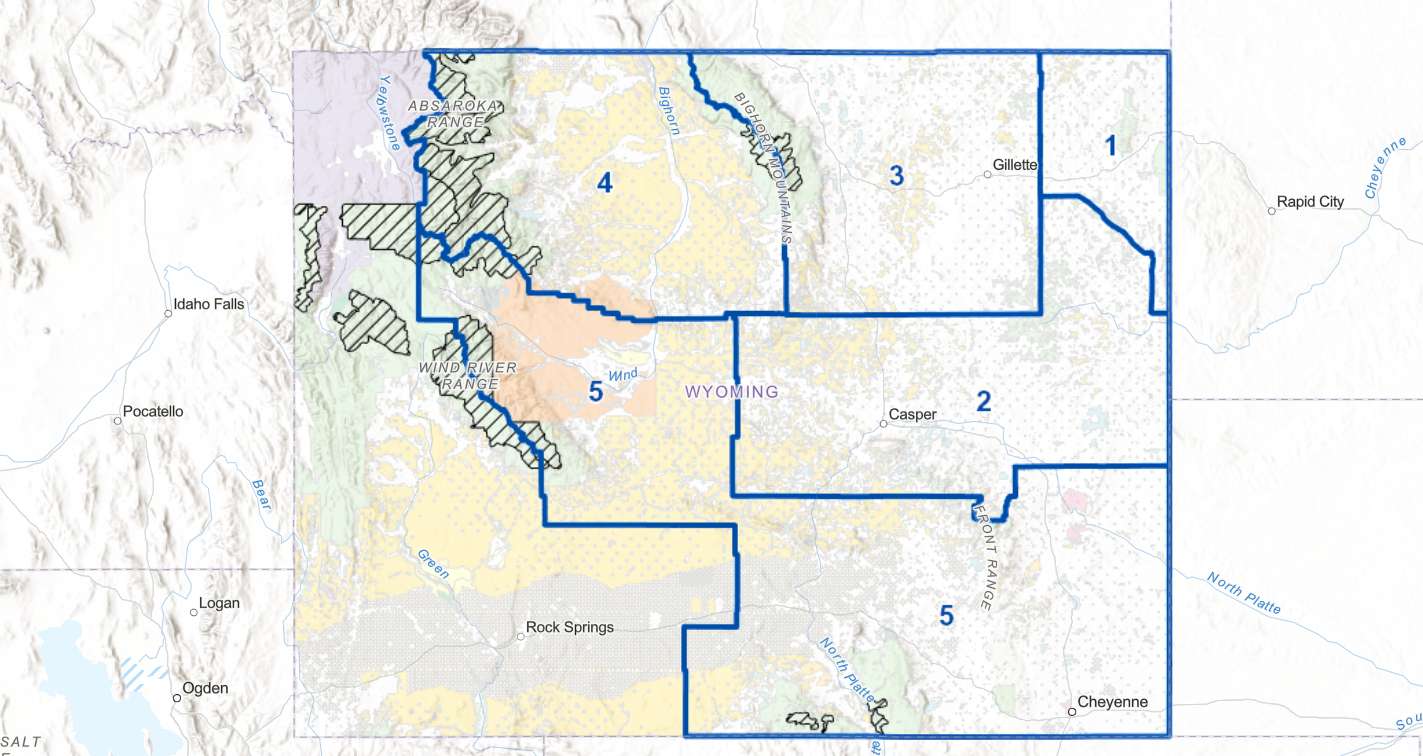 wyoming hunting areas