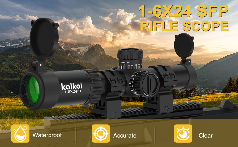 6x magnifying rifle scope