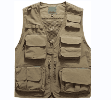 Flygo Men's Casual Fishing Vest