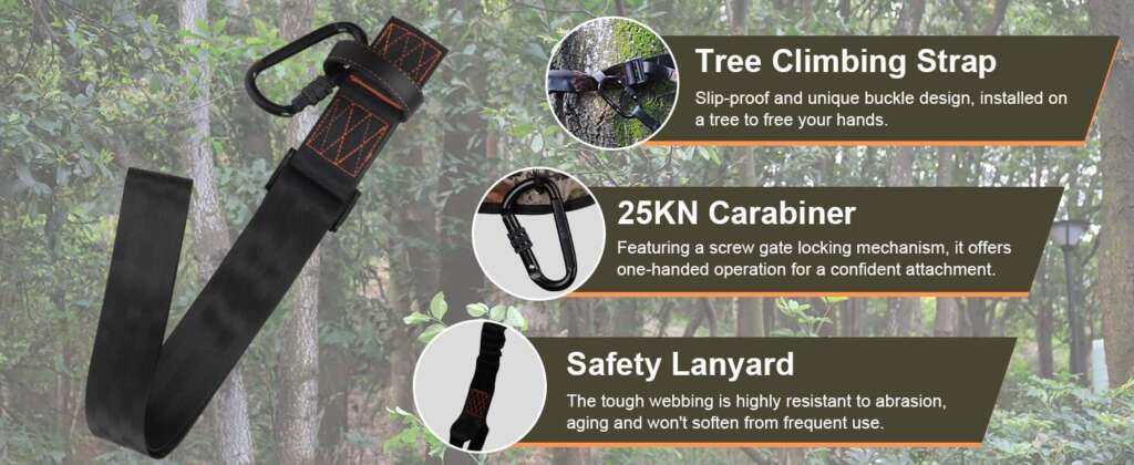 thumbnail image 2 of Tree Stand Harness Strap, Treestand Safety Harness With Locking 2 of 9