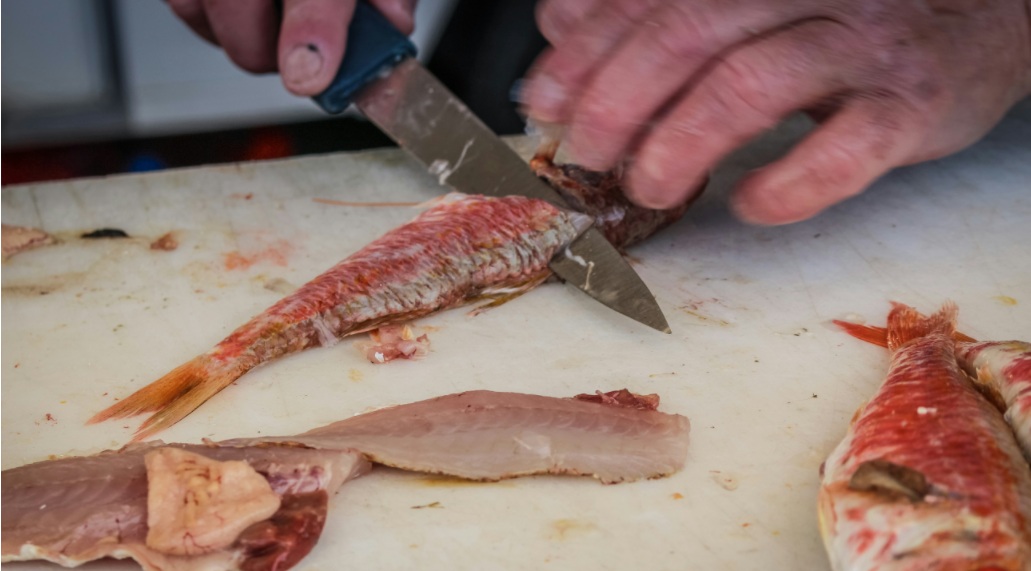 clean and cut the fish