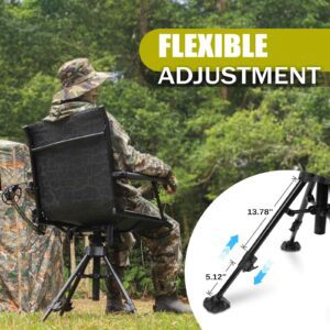 adjustable leg hunting chair