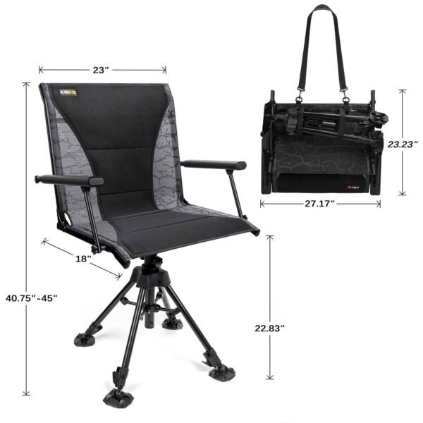 hunting chair sizes