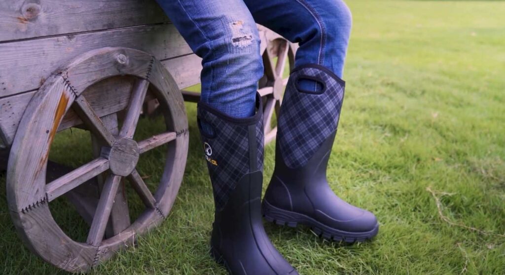 kalkal pull on farm boots
