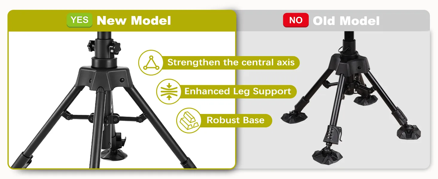 Kalkal new-version upgraded swivel hunting chair compares with old model