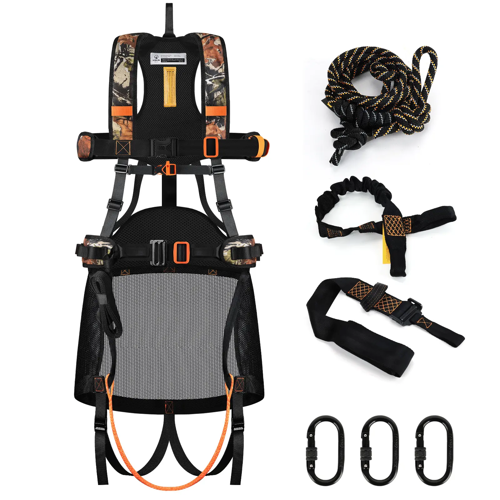 Kalkal saddle harness combo for elevated hunting, keeping hunters safe in the tree