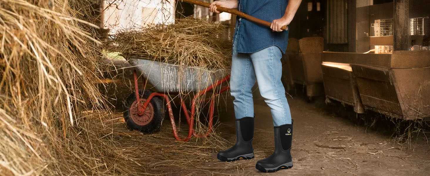 Rubber barn boots hotsell