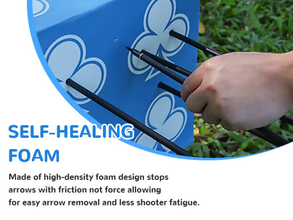easy removal and self-healing form target