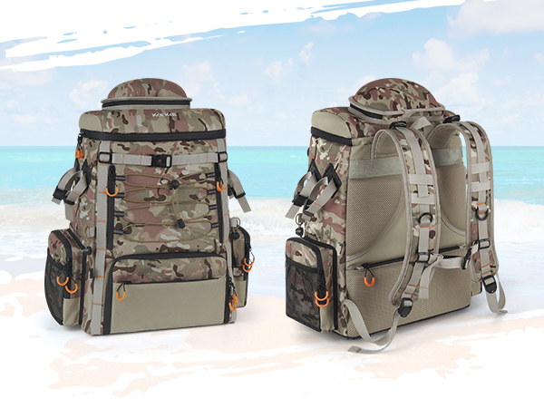 fishing backpack Khaki