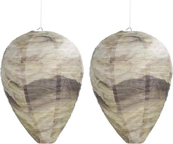 2 Pack Fake Wasp Nest