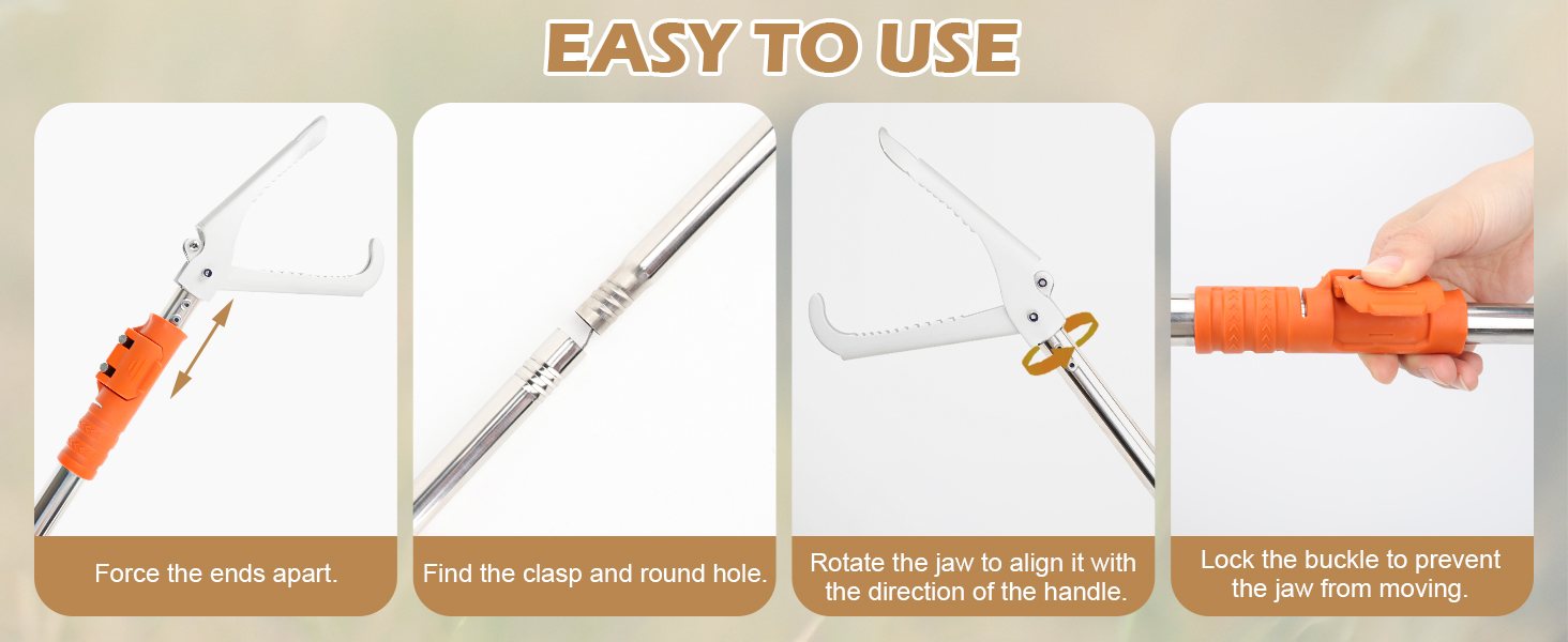 how to use a snake grabber