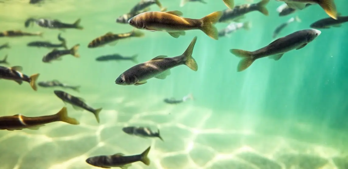 bluegill spawn in the river