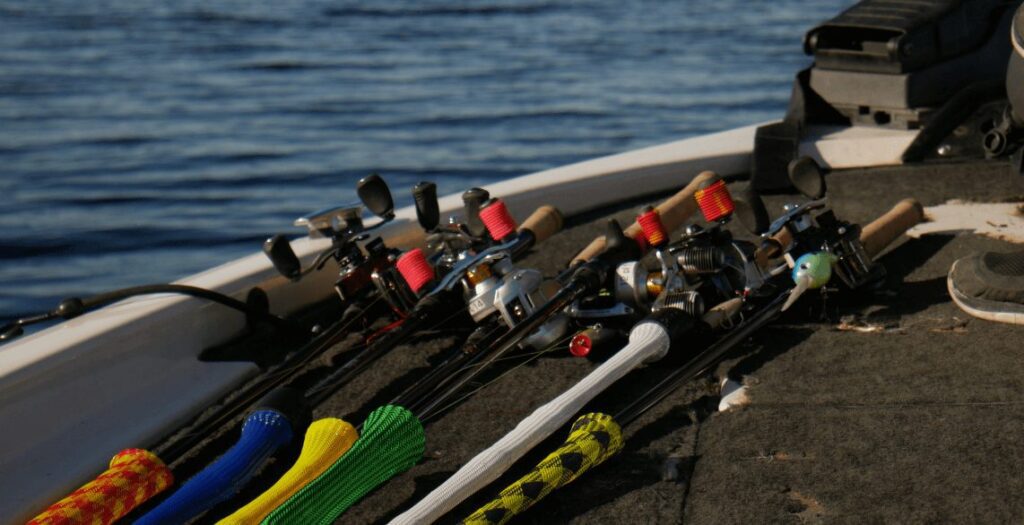 Different types of fishing rods - Photo by Richard R
