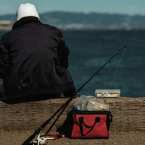 go fishing with a fish bag