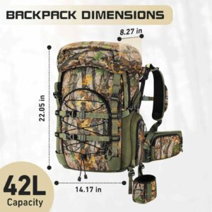 Kalkal hunting backpack sizes