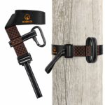 Kalkal Tree Strap For Hunting Harness, Heavy-Duty Treestand Belt With Silent-Lock Carabiner