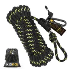 30FT Tree Stand Safety Line, Reflective Lineman Rope For Tree Climbing, Saddle Hunting