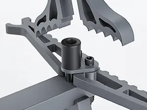 silent stacking technogoly allows easy carrying into the woods when hunting public land