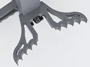 Strong bracket can firmly bite into the tree bark to support hunter's weight. Confidence in every climb