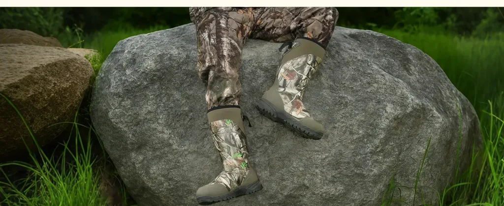 camo insulated hunting boots for mountain hunting