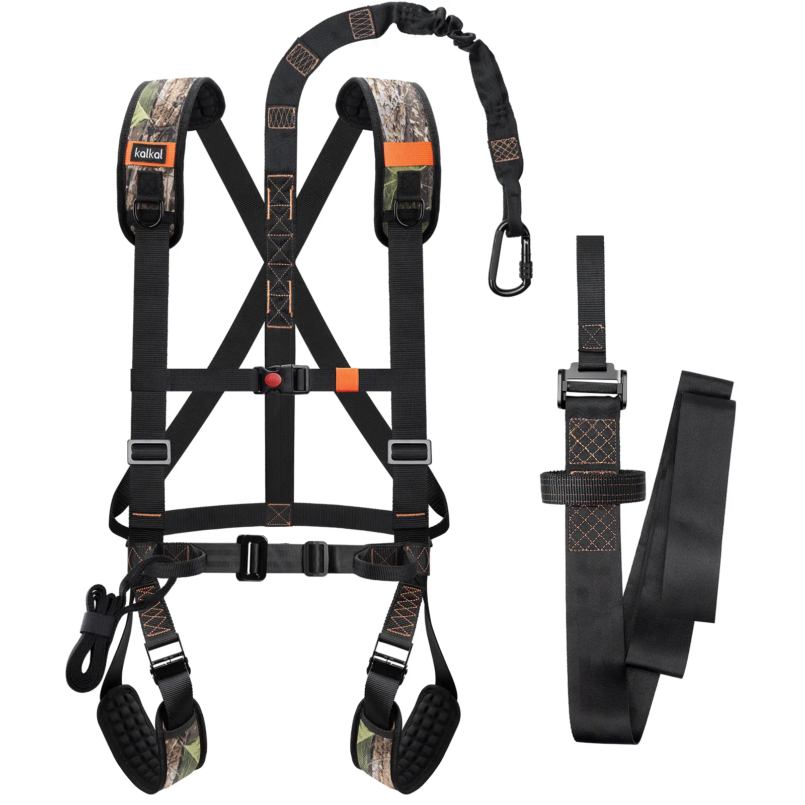 Kalkal full body hunting harness for tree stand deer hunters