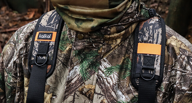 safety harness with gear lanyard