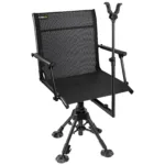 Kalkal 360° Swivel Portable Shooting Chair With Gun Rest